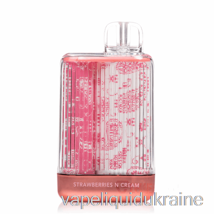 Vape Liquid Ukraine Fog X Clarity 7000 Disposable Strawberries N Cream